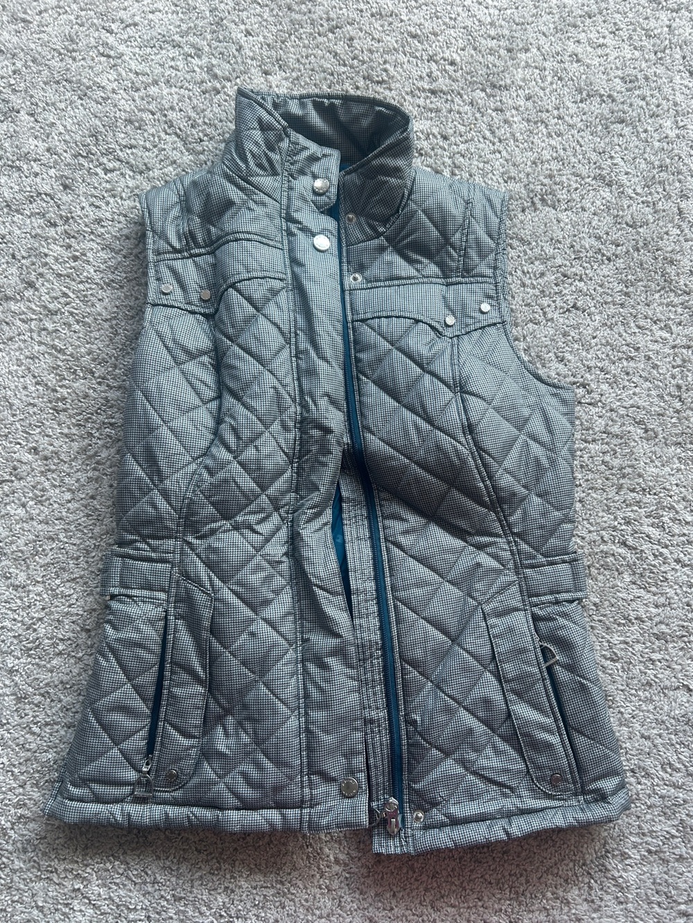 XS Ariat Blue/Grey Vest